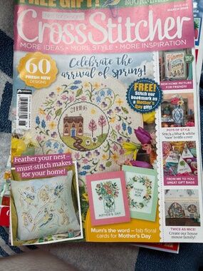 Various Cross stitch/embroidery magazines crafting fun UK